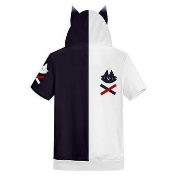Juego Hololive VTuber Ookami Mio Cosplay Halloween T-shirt Camiseta corta sudadera 3D Impreso
